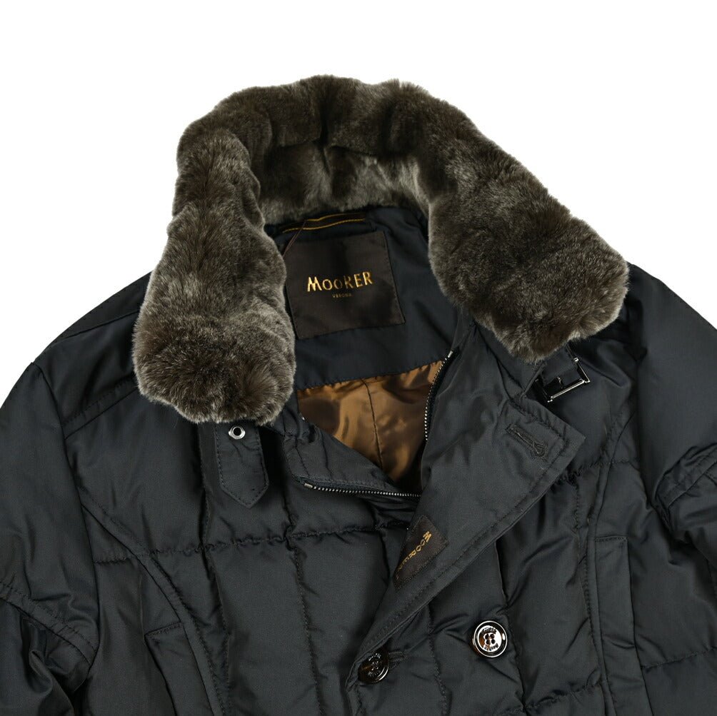 MOORER "MORRIS - KM" ポリエステル100% スタンドカラーダウンコート|420480 - 44|GUARDAROBA MILANO OFFICIAL STORE