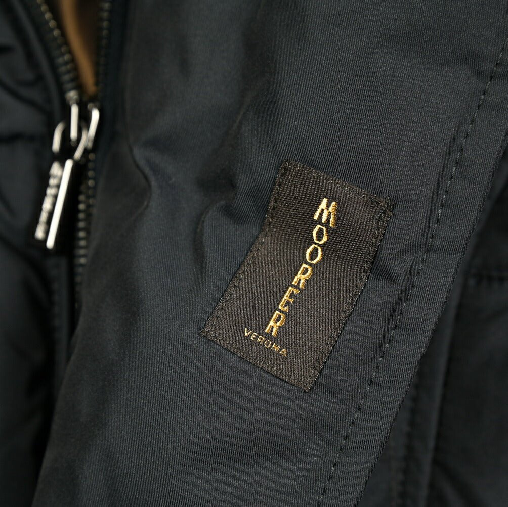 MOORER "MORRIS - KM" ポリエステル100% スタンドカラーダウンコート|420480 - 44|GUARDAROBA MILANO OFFICIAL STORE
