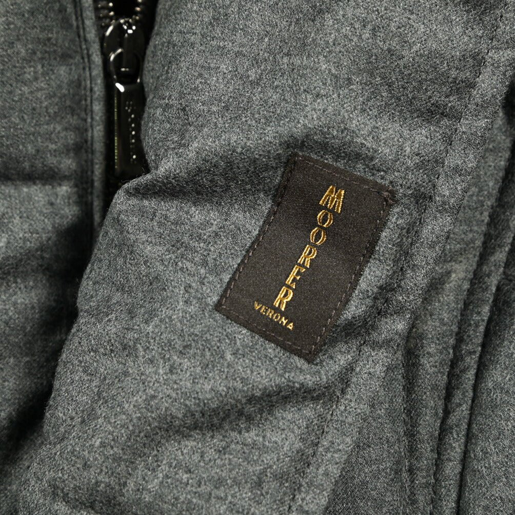 MOORER "MORRIS - L" カシミヤ混ウール スタンドカラーダウンコート|420465|GUARDAROBA MILANO OFFICIAL STORE