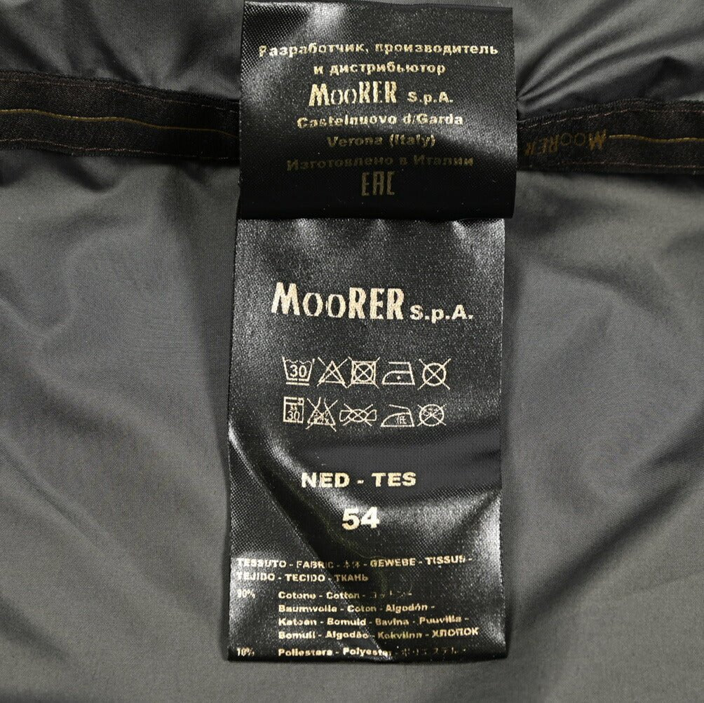 MOORER NED - TES ポリエステル混コットン パーカー / ACQUA PROOF(防水)|436027-54|GUARDAROBA MILANO OFFICIAL STORE
