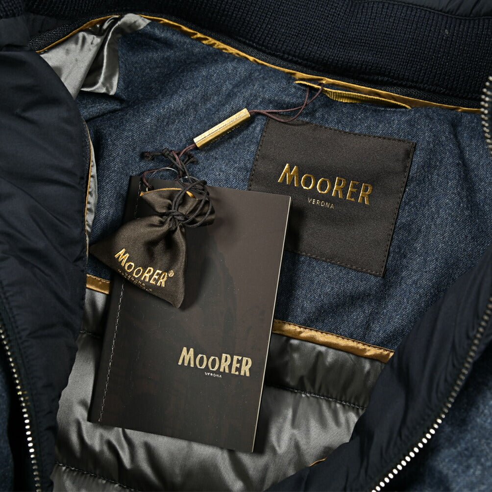 MOORER "NOMOS - IL" カシミヤ100% 3Bシングルダウンジャケット (着脱可能ライナー付き)|417842 - 50|GUARDAROBA MILANO OFFICIAL STORE