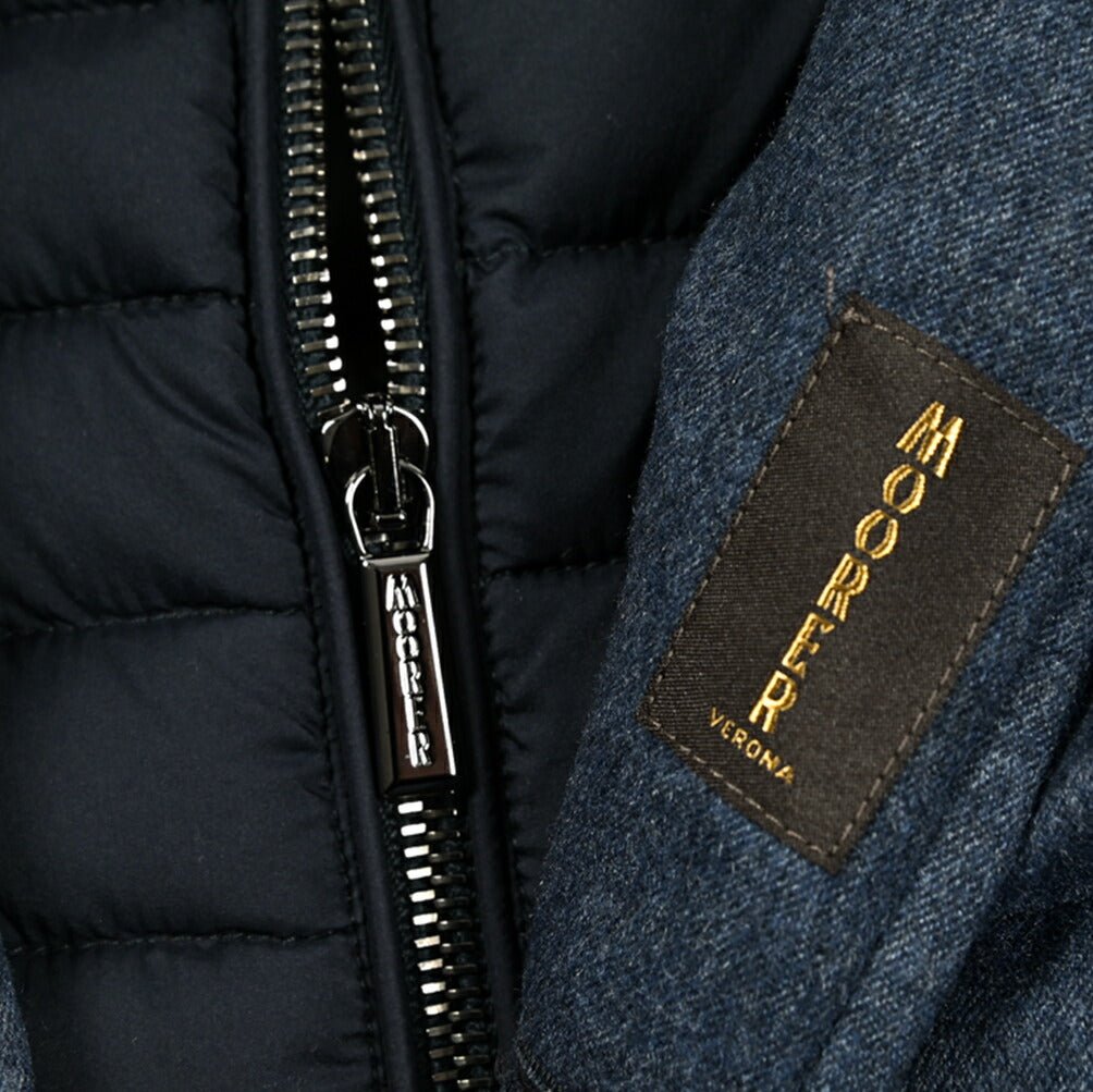MOORER "NOMOS - IL" カシミヤ100% 3Bシングルダウンジャケット (着脱可能ライナー付き)|417842 - 50|GUARDAROBA MILANO OFFICIAL STORE