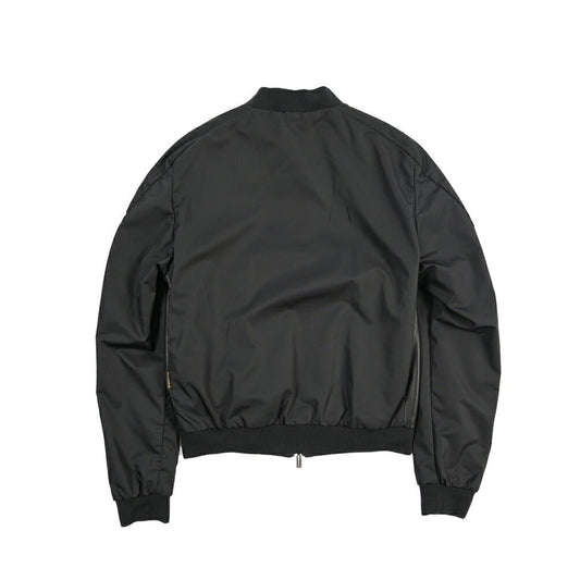 MOORER “NYMPHE-PEK” 異素材コンビ MA-1ブルゾン / レディース ブラック(BLACK) 38 | GUARDAROBA MILANO OFFICIAL STORE