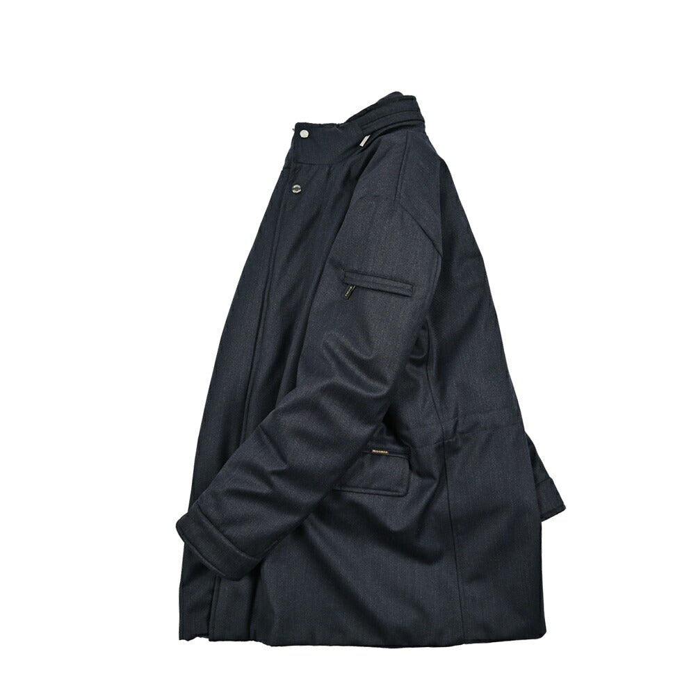 MOORER "PERTH - CA" ストレッチウール スタンドカラーダウンコート|417809|GUARDAROBA MILANO OFFICIAL STORE