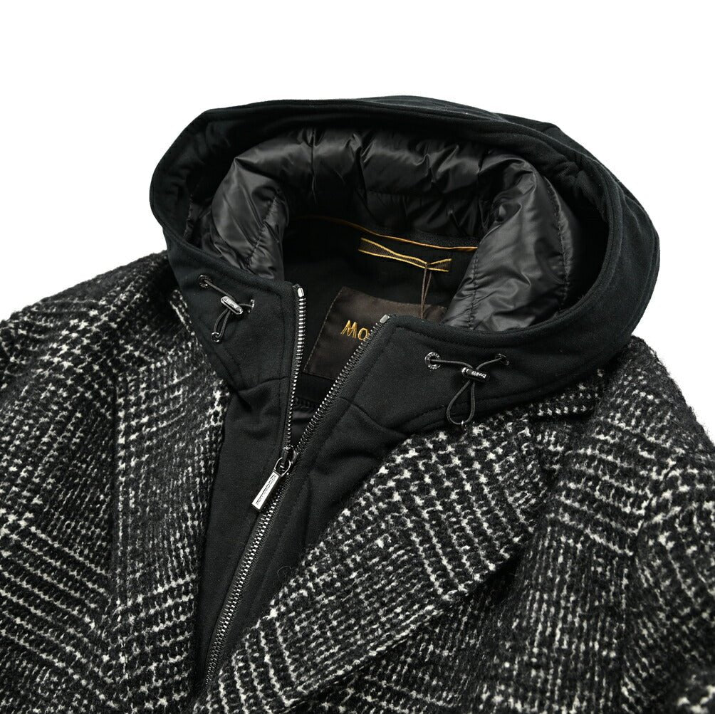MOORER "PINTONI - GEL" アルパカ混ウール ダウンチェスターコート|417811 - 46|GUARDAROBA MILANO OFFICIAL STORE