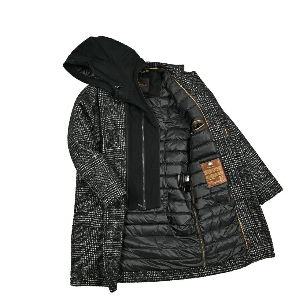 MOORER "PINTONI - GEL" アルパカ混ウール ダウンチェスターコート|417811 - 46|GUARDAROBA MILANO OFFICIAL STORE