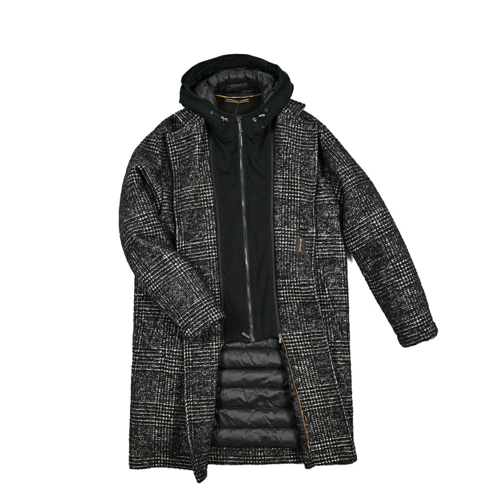 MOORER "PINTONI - GEL" アルパカ混ウール ダウンチェスターコート|417811 - 46|GUARDAROBA MILANO OFFICIAL STORE