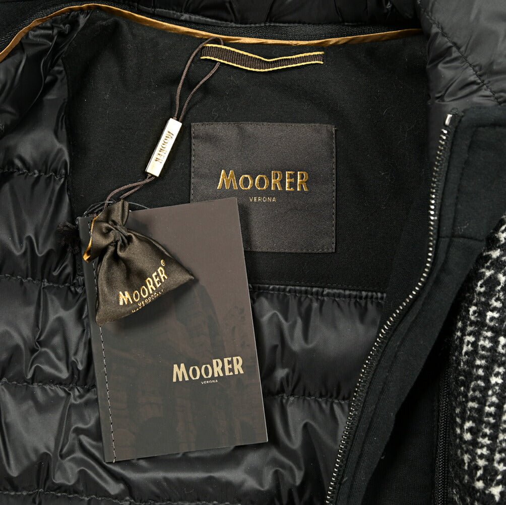 MOORER "PINTONI - GEL" アルパカ混ウール ダウンチェスターコート|417811 - 46|GUARDAROBA MILANO OFFICIAL STORE