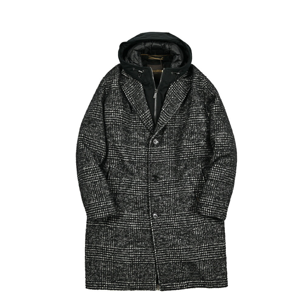 MOORER "PINTONI - GEL" アルパカ混ウール ダウンチェスターコート|417811 - 46|GUARDAROBA MILANO OFFICIAL STORE