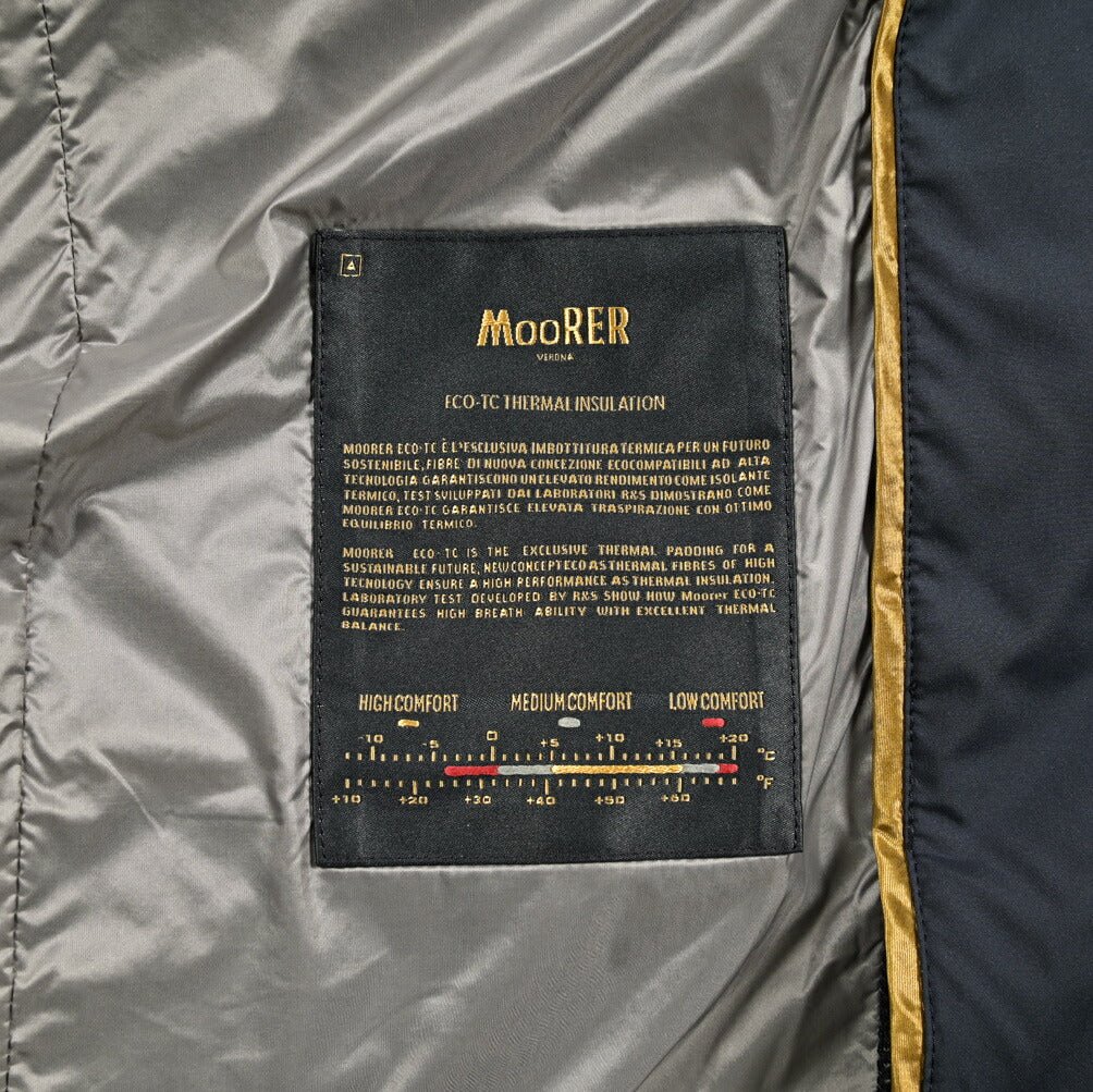 SALE|MOORER PRADOF - SKT ポリエステル100% 3Bシングルダウンジャケット / ACQUA PROOF(防水)|417833 - 48|GUARDAROBA MILANO OFFICIAL STORE
