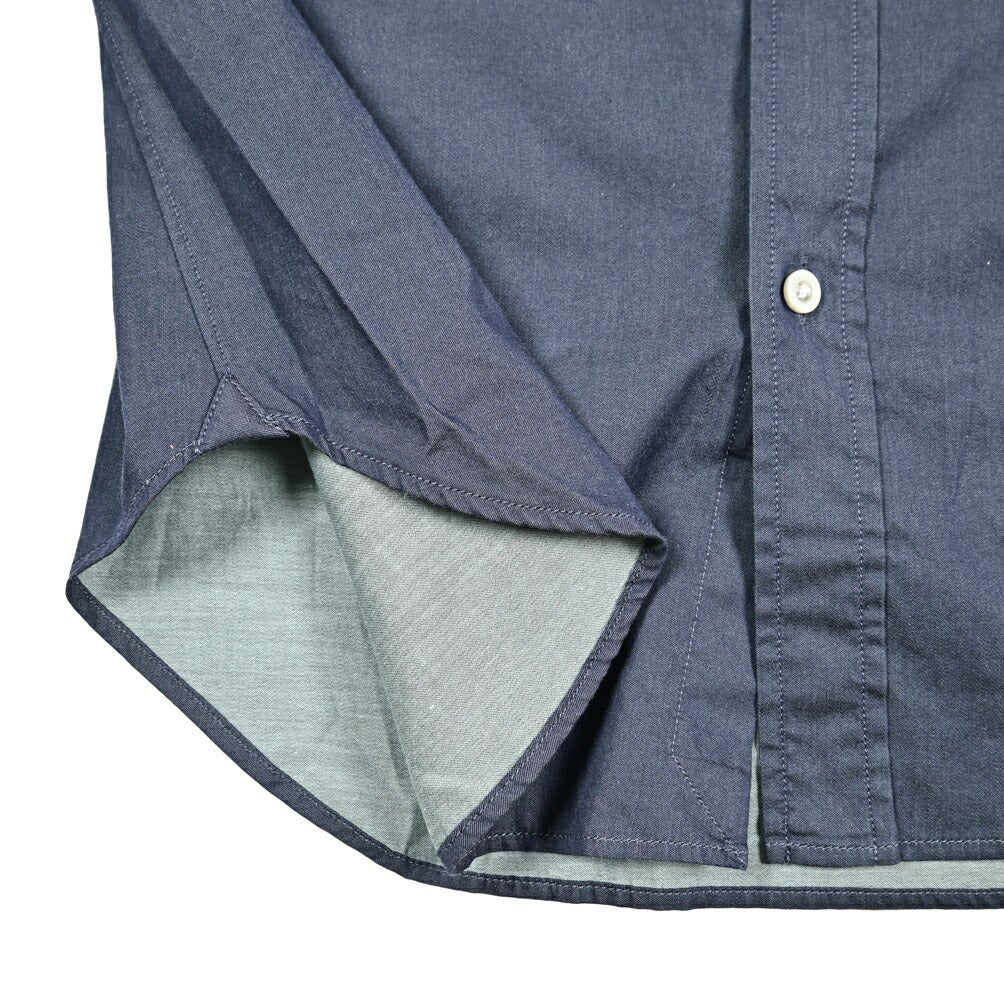 SALE|MOORER ROLF - 69 DENIM コットン100% ボタンダウンデニムシャツ|418352 - 44|GUARDAROBA MILANO OFFICIAL STORE