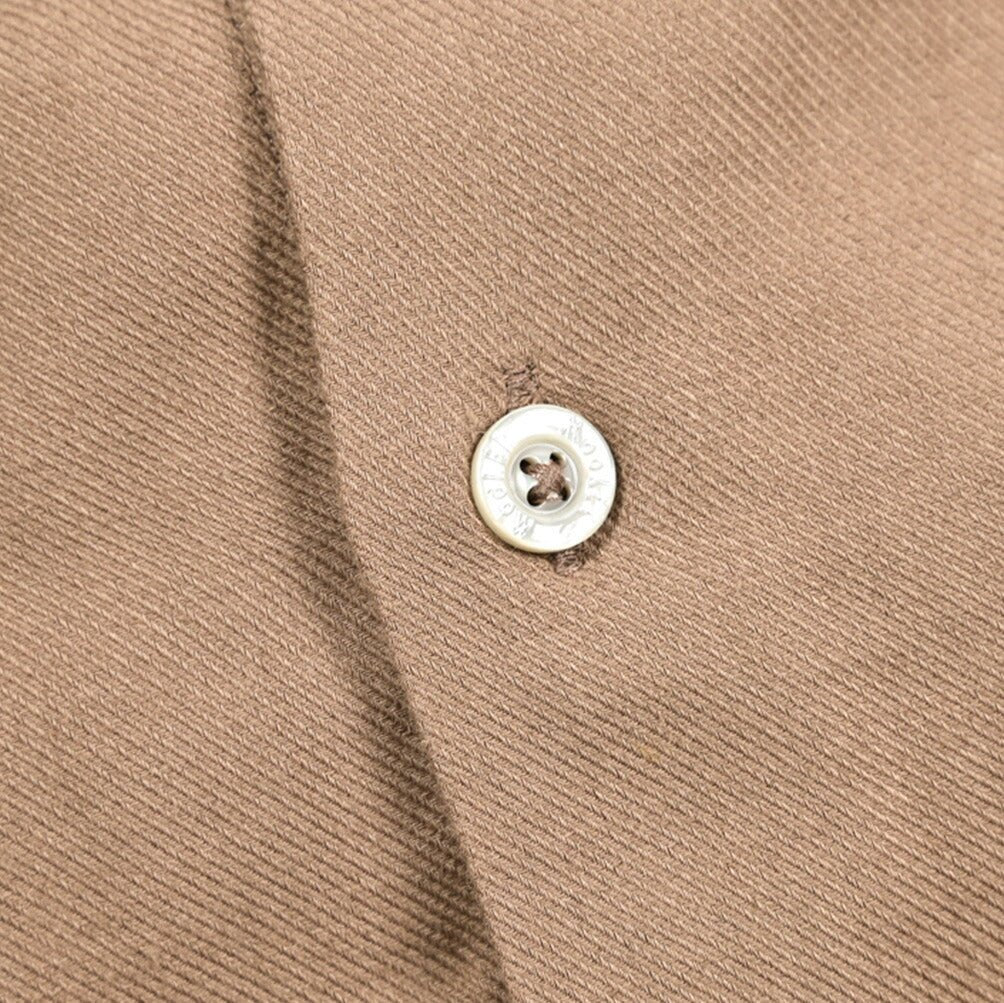 MOORER "ROMAN - LU" コットンカシミヤ ホリゾンタルカラーツイルシャツ|418437|GUARDAROBA MILANO OFFICIAL STORE