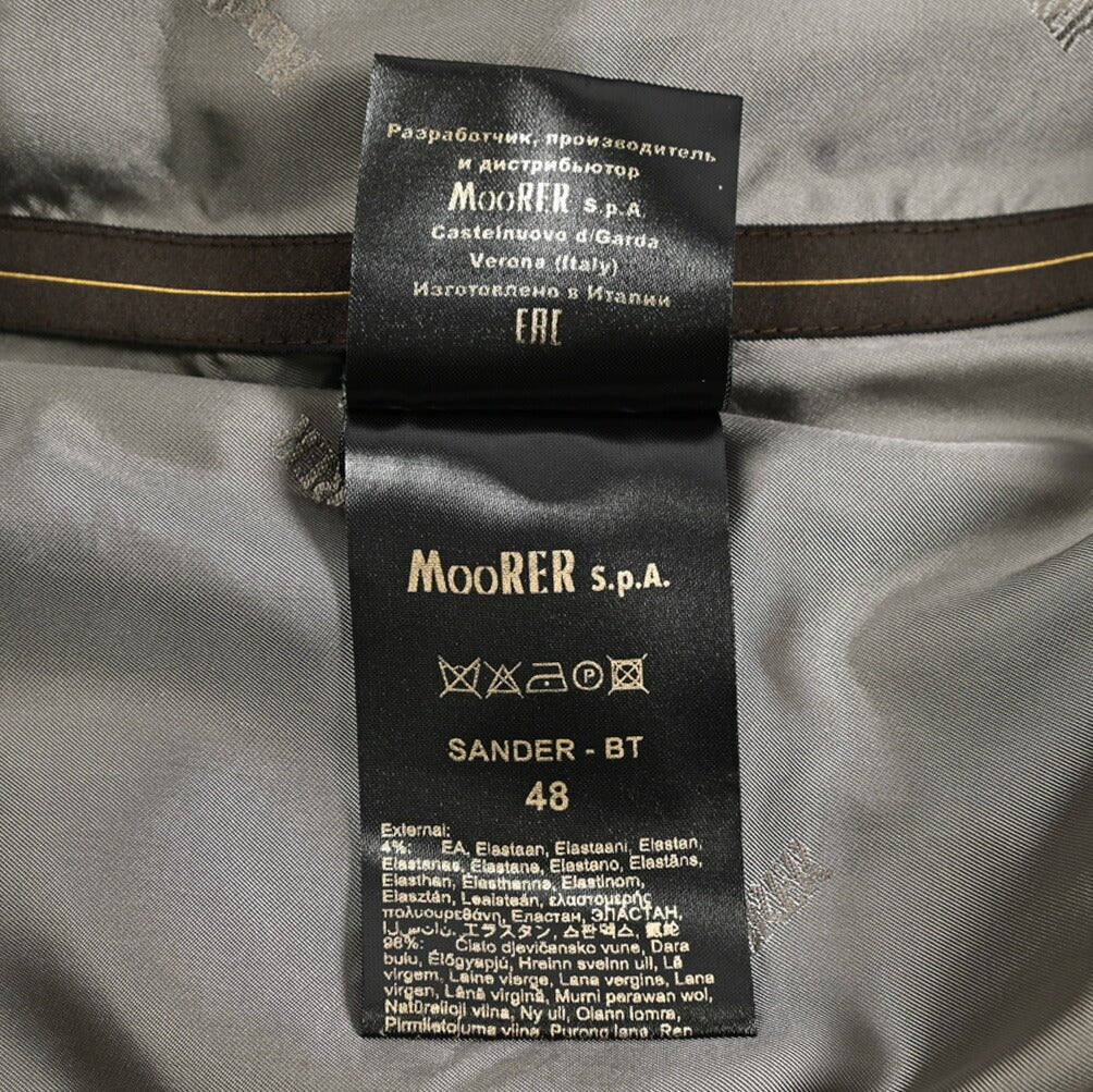 MOORER SANDER - BT ストレッチウール 着脱可能フロントライナー付きフィールドジャケット|436015-48|GUARDAROBA MILANO OFFICIAL STORE