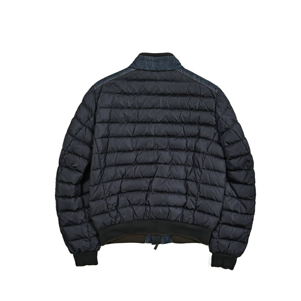 SALE|MOORER SANTIS - 705 デニム×ナイロン 異素材コンビダウンジャケット|418209 - 46|GUARDAROBA MILANO OFFICIAL STORE