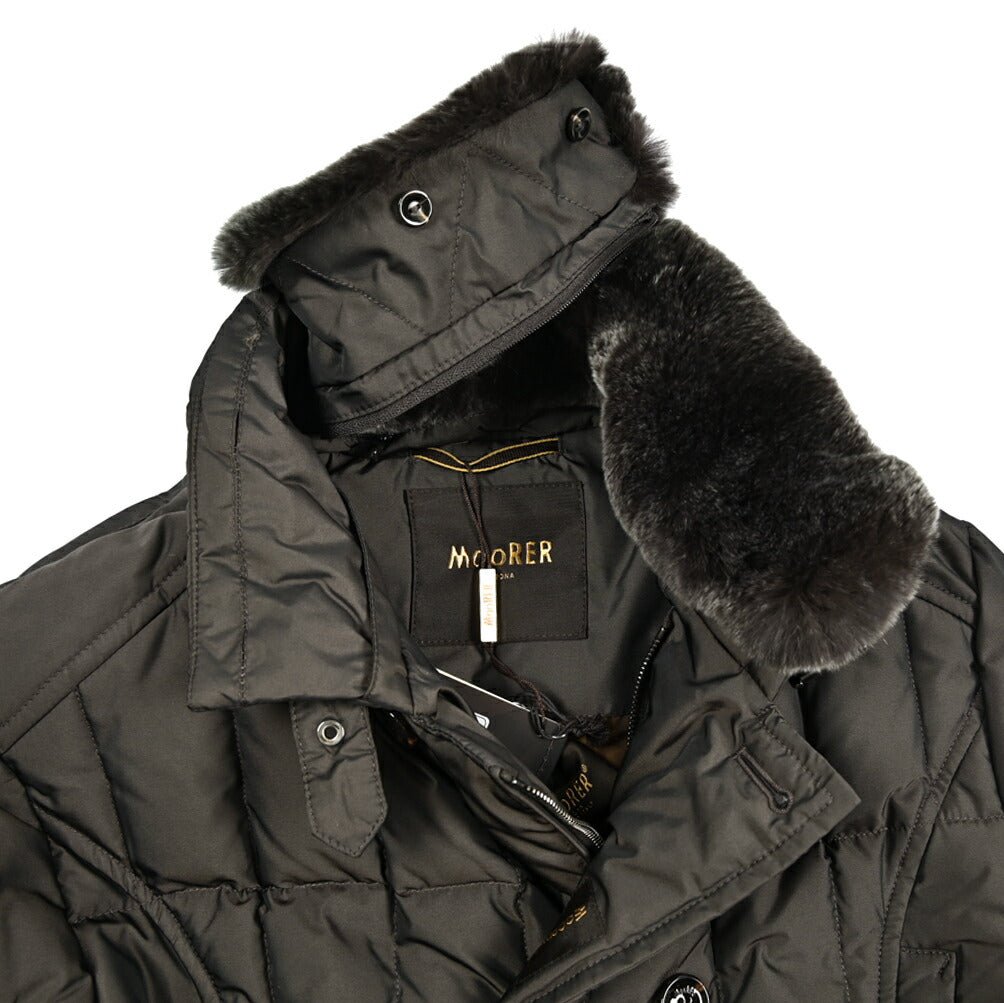 MOORER "SIRO - KM" ポリエステル100% スタンドカラーダウンジャケット|420468|GUARDAROBA MILANO OFFICIAL STORE