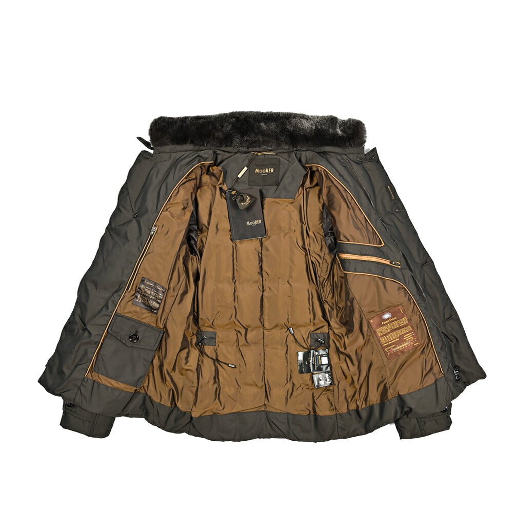 MOORER "SIRO - KM" ポリエステル100% スタンドカラーダウンジャケット|420468|GUARDAROBA MILANO OFFICIAL STORE
