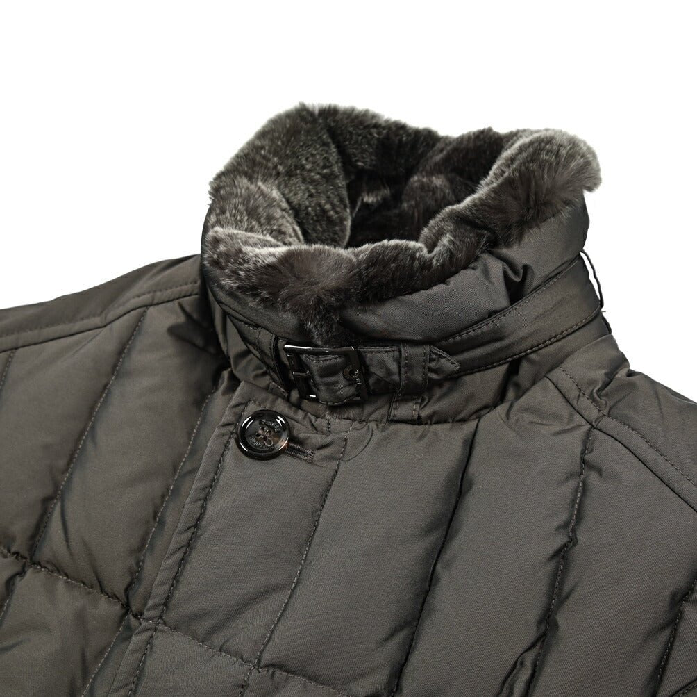 MOORER "SIRO - KM" ポリエステル100% スタンドカラーダウンジャケット|420468|GUARDAROBA MILANO OFFICIAL STORE