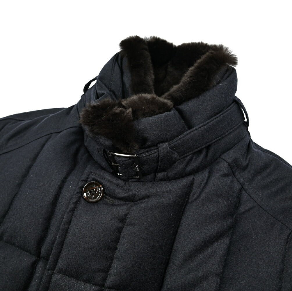 MOORER "SIRO - L" カシミヤ混ウール ダブルブレストダウンジャケット|420390 - 44|GUARDAROBA MILANO OFFICIAL STORE