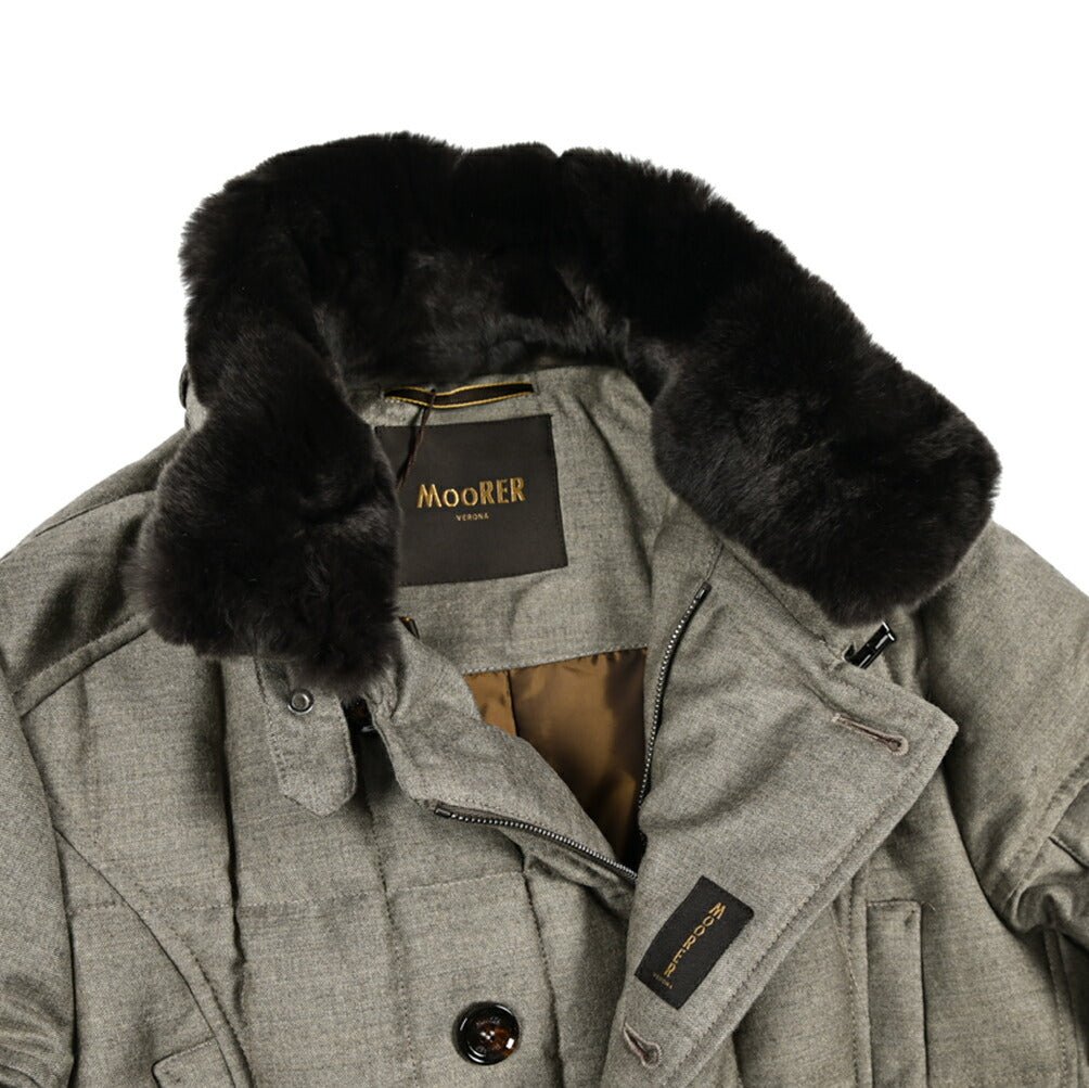 MOORER "SIRO - L" カシミヤ混ウール ダブルブレストダウンジャケット|420394 - 42|GUARDAROBA MILANO OFFICIAL STORE