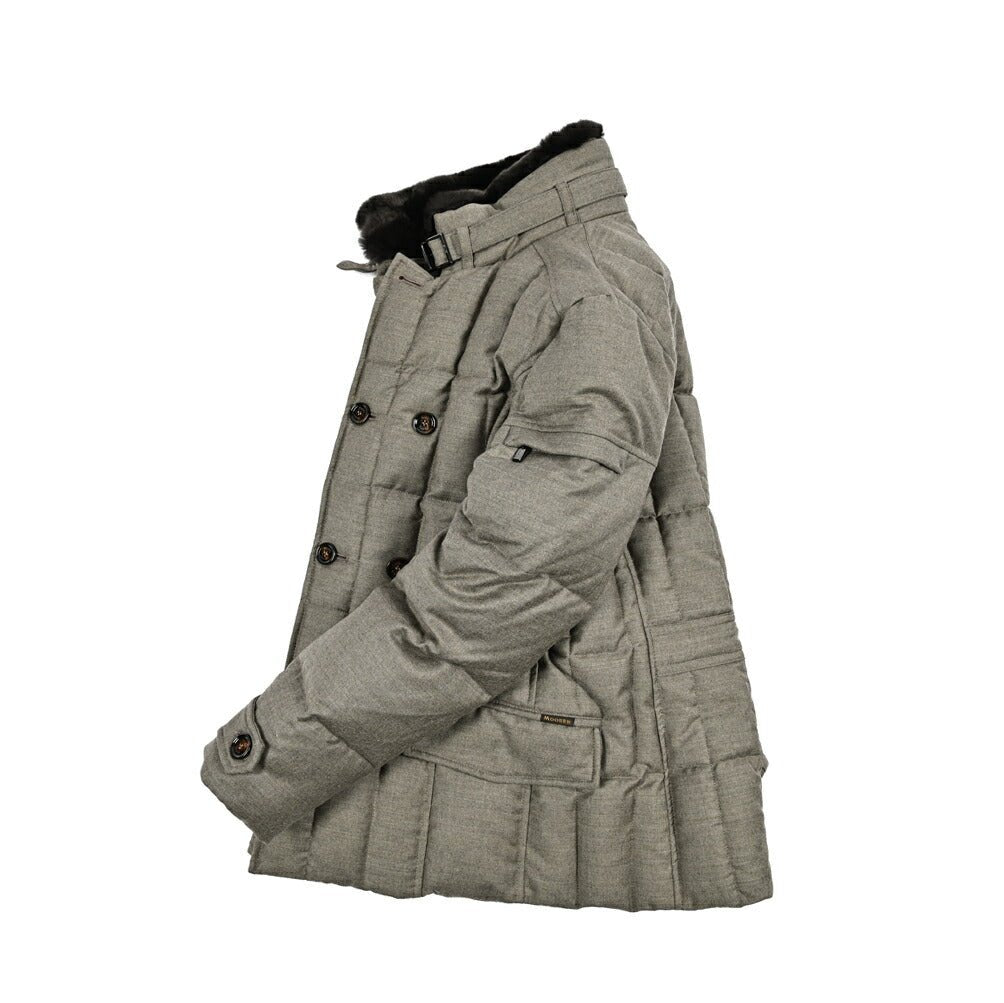 MOORER "SIRO - L" カシミヤ混ウール ダブルブレストダウンジャケット|420394 - 42|GUARDAROBA MILANO OFFICIAL STORE