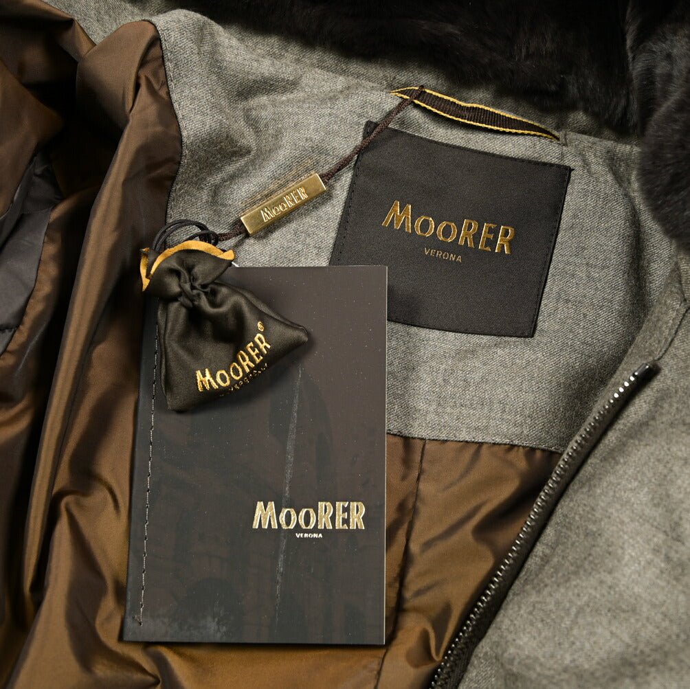 MOORER "SIRO - L" カシミヤ混ウール ダブルブレストダウンジャケット|420394 - 42|GUARDAROBA MILANO OFFICIAL STORE