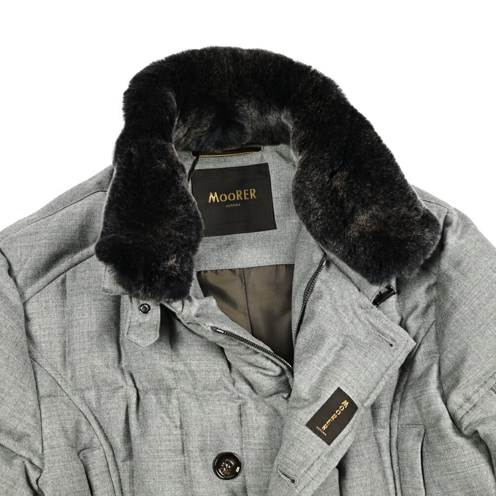 MOORER "SIRO - L" カシミヤ混ウール ダブルブレストダウンジャケット|420398|GUARDAROBA MILANO OFFICIAL STORE