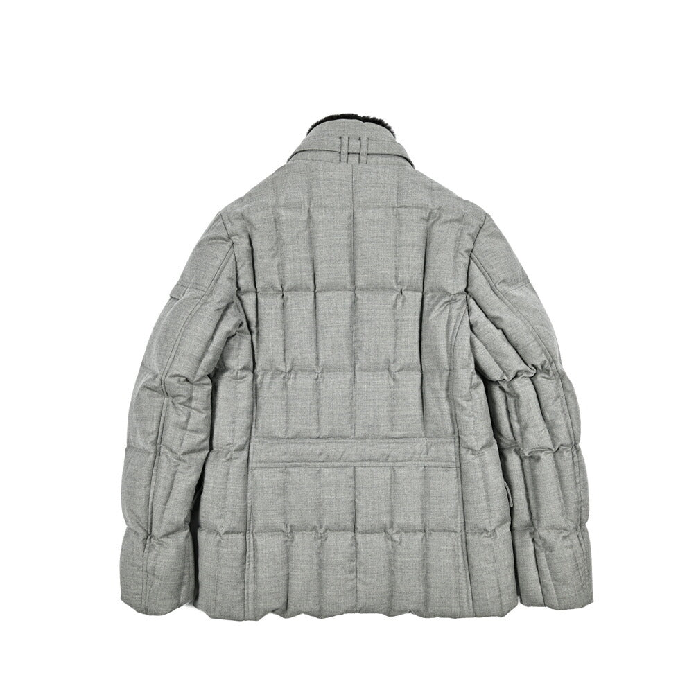 MOORER "SIRO - L" カシミヤ混ウール ダブルブレストダウンジャケット|420398|GUARDAROBA MILANO OFFICIAL STORE