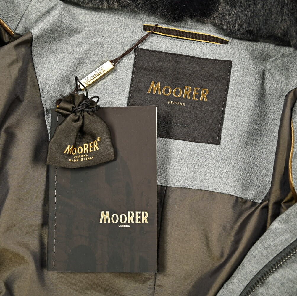 MOORER "SIRO - L" カシミヤ混ウール ダブルブレストダウンジャケット|420398|GUARDAROBA MILANO OFFICIAL STORE