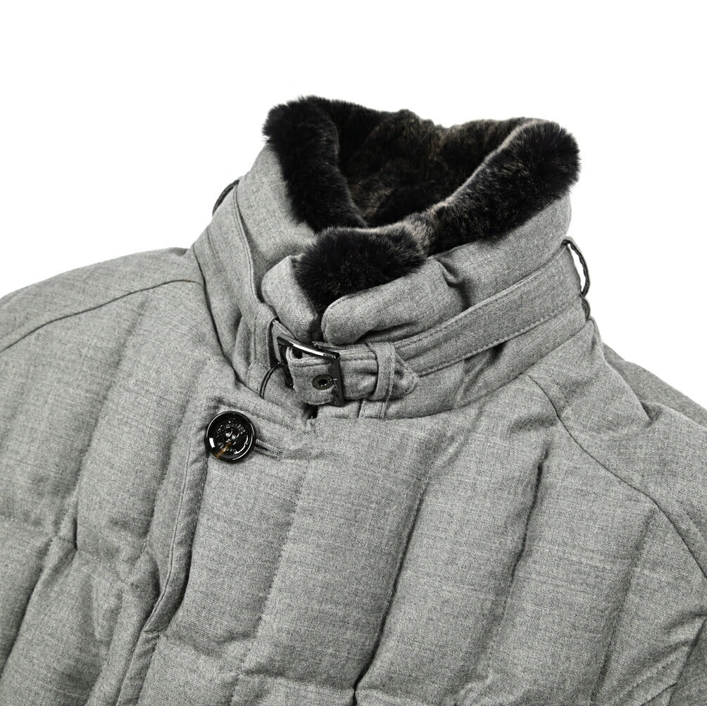 MOORER "SIRO - L" カシミヤ混ウール ダブルブレストダウンジャケット|420398|GUARDAROBA MILANO OFFICIAL STORE