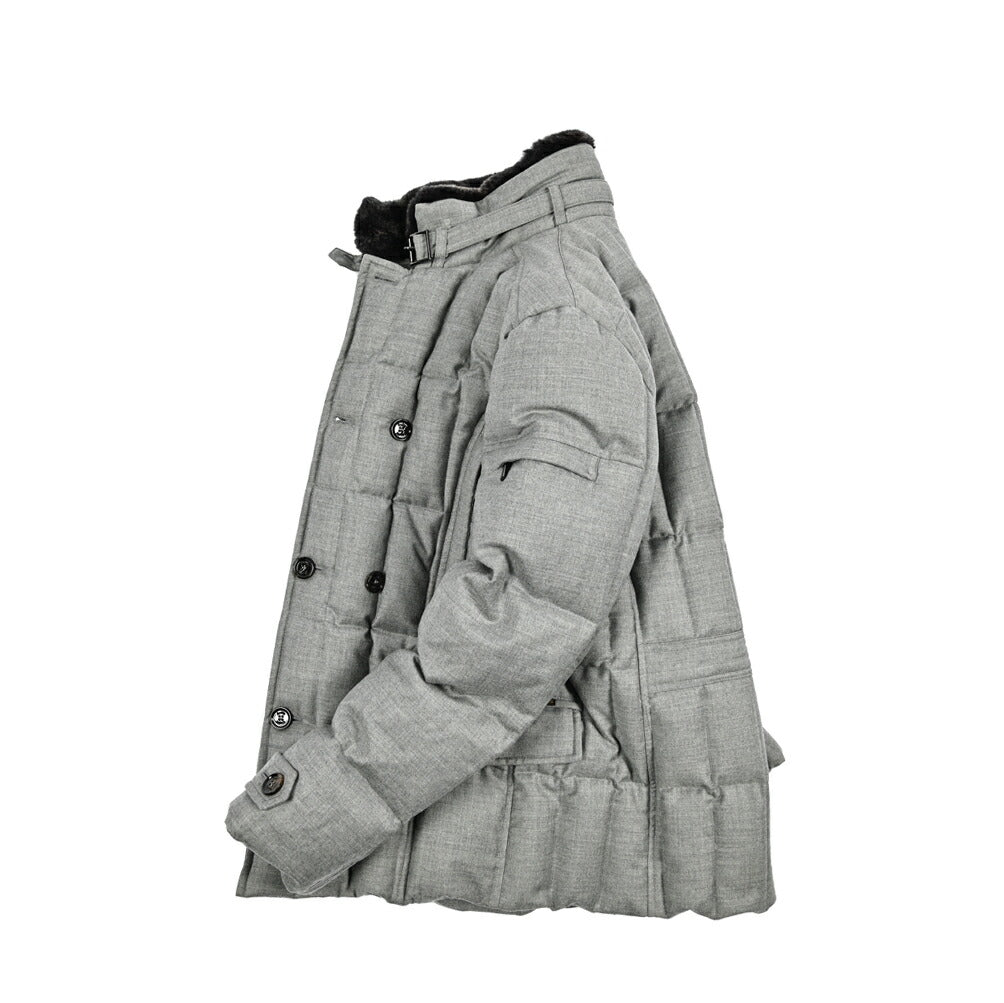 MOORER "SIRO - L" カシミヤ混ウール ダブルブレストダウンジャケット|420398|GUARDAROBA MILANO OFFICIAL STORE