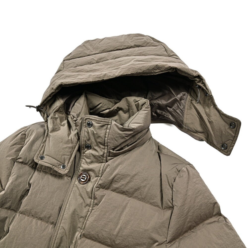 MOORER "SP - BACCO - 4DM" ナイロン100% ダウンジャケットフーディー / ACQUA PROOF (防水)|418229|GUARDAROBA MILANO OFFICIAL STORE