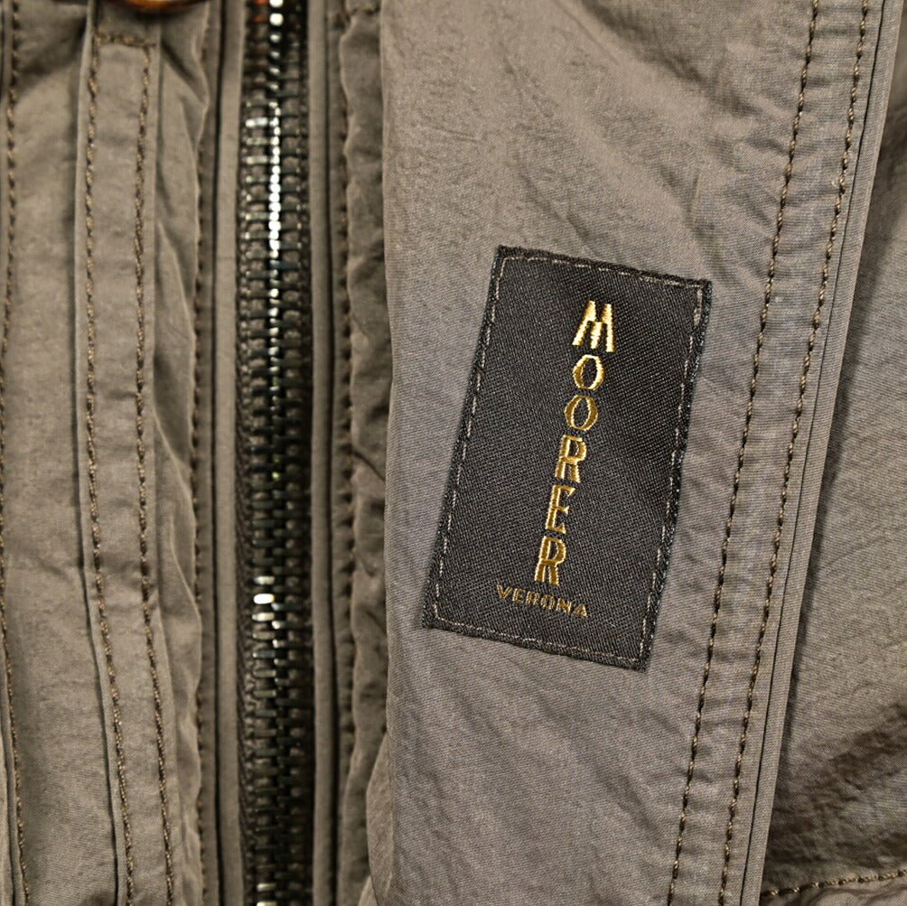 MOORER "SP - BACCO - 4DM" ナイロン100% ダウンジャケットフーディー / ACQUA PROOF (防水)|418229|GUARDAROBA MILANO OFFICIAL STORE