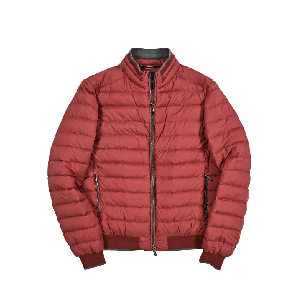 MOORER "STARUSS - S3" ストレッチナイロン スタンドカラーライトダウンジャケット / ACQUA RESISTANT(撥水)|418258|GUARDAROBA MILANO OFFICIAL STORE
