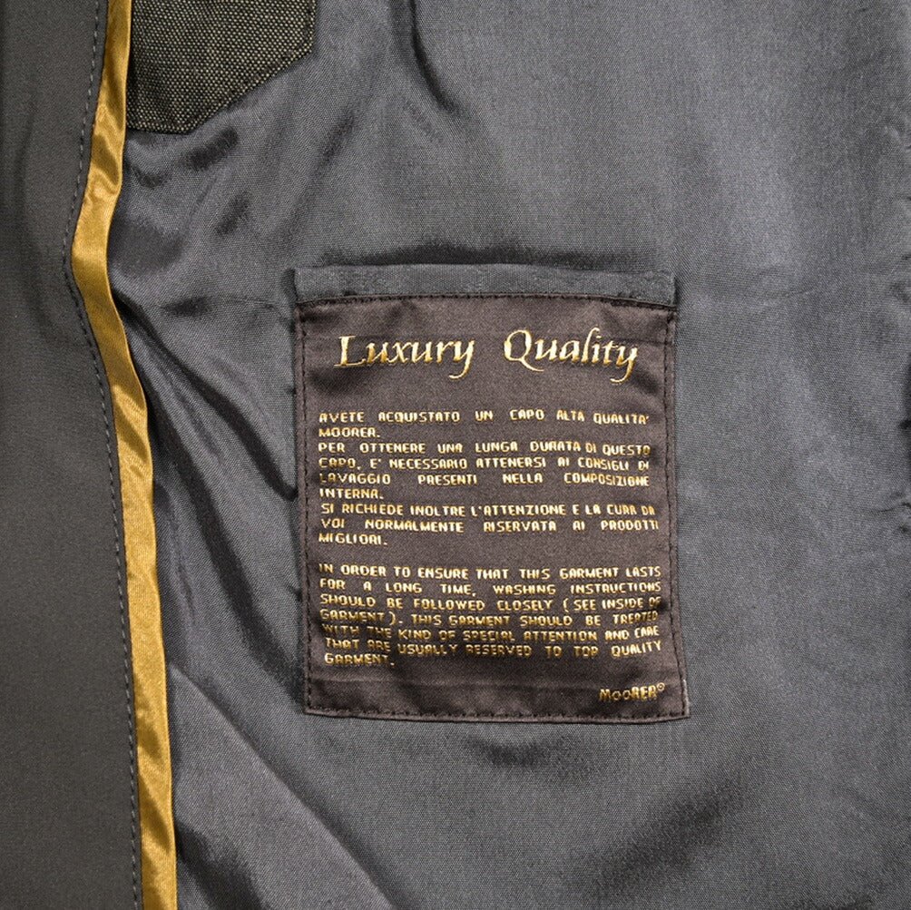 MOORER VANGI - KN ストレッチナイロン シングルライダースジャケット / ACQUA RESISTANT(撥水)|436071|GUARDAROBA MILANO OFFICIAL STORE