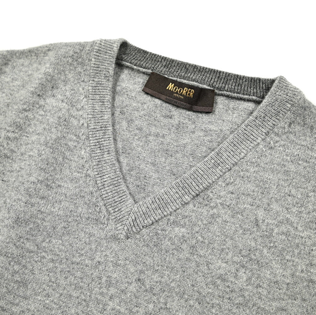 MOORER VIRGINIO - CWS カシミヤ100% Vネックニットセーター|418945|GUARDAROBA MILANO OFFICIAL STORE