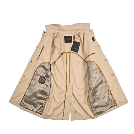 MOORER VITTOR - NRS シルク混コットン ステンカラーコート|435955-48|GUARDAROBA MILANO OFFICIAL STORE