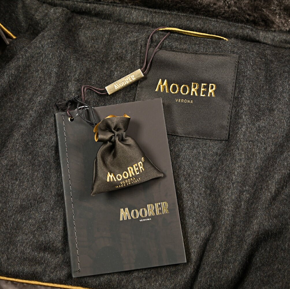 MOORER "ZARBO - LS9" カシミヤ混ウール スタンドカラーダウンコート|420458 - 54|GUARDAROBA MILANO OFFICIAL STORE