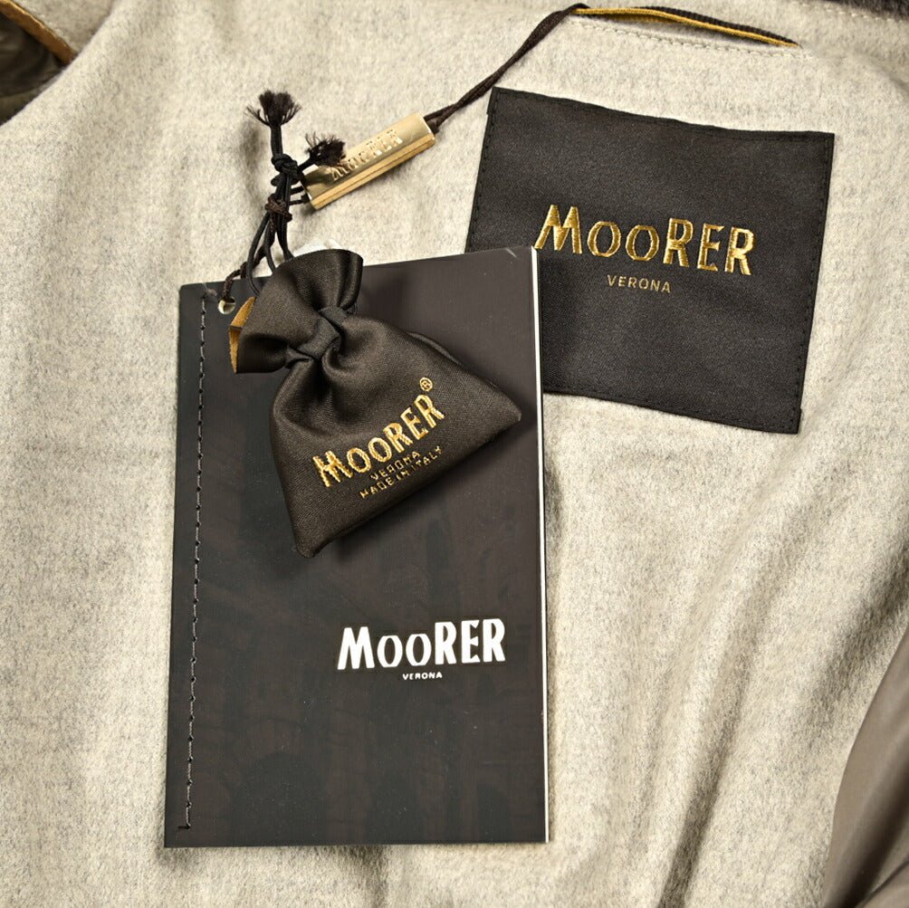 MOORER "ZARBO - LS9" カシミヤ混ウール スタンドカラーダウンコート|420463|GUARDAROBA MILANO OFFICIAL STORE