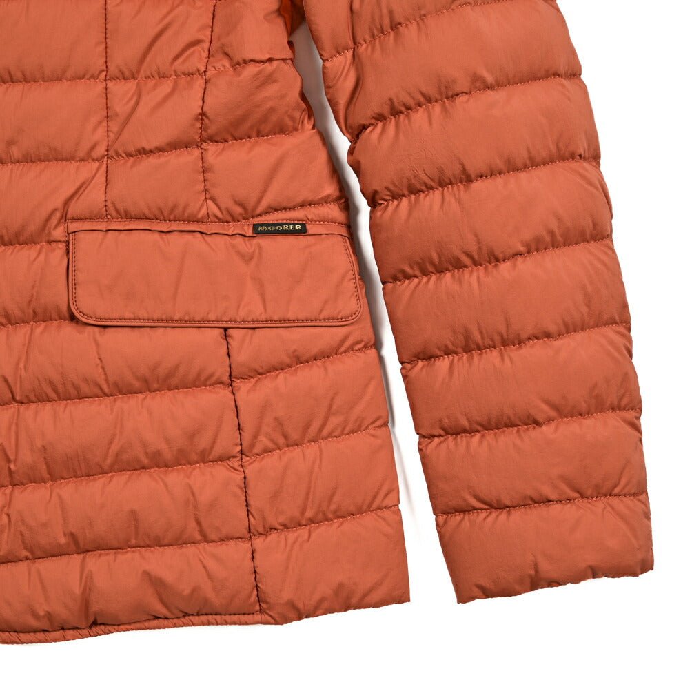 SALE|MOORER ZAVYER - S3 ストレッチナイロン ライトウェイトダウンジャケット / ACQUA RESISTANT(撥水)|417806 - 48|GUARDAROBA MILANO OFFICIAL STORE
