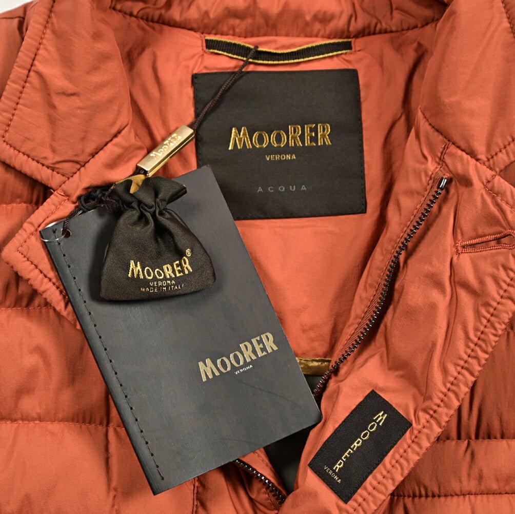 SALE|MOORER ZAVYER - S3 ストレッチナイロン ライトウェイトダウンジャケット / ACQUA RESISTANT(撥水)|417806 - 48|GUARDAROBA MILANO OFFICIAL STORE