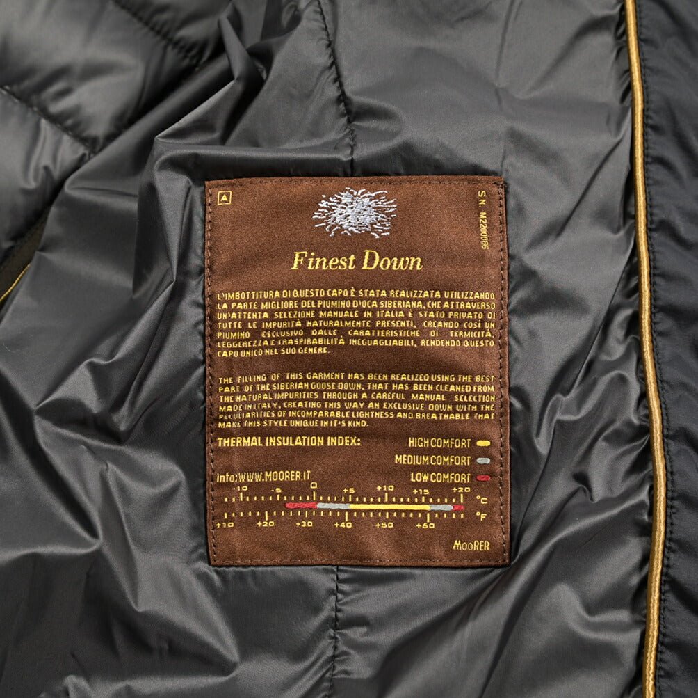 SALE|MOORER ZAVYER - S3 ストレッチナイロン ライトウェイトダウンジャケット / ACQUA RESISTANT(撥水)|417802|GUARDAROBA MILANO OFFICIAL STORE