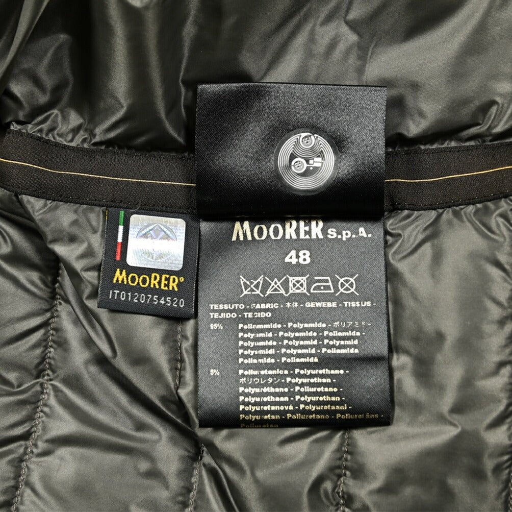 MOORER ZAVYER - S3 ストレッチナイロン ライトウェイトダウンジャケット / ACQUA RESISTANT(撥水)|417804 - 44|GUARDAROBA MILANO OFFICIAL STORE