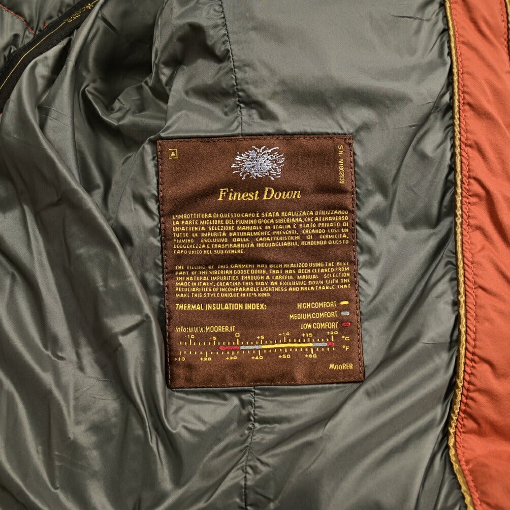 SALE|MOORER ZAVYER - S3 ストレッチナイロン ライトウェイトダウンジャケット / ACQUA RESISTANT(撥水)|417806 - 48|GUARDAROBA MILANO OFFICIAL STORE
