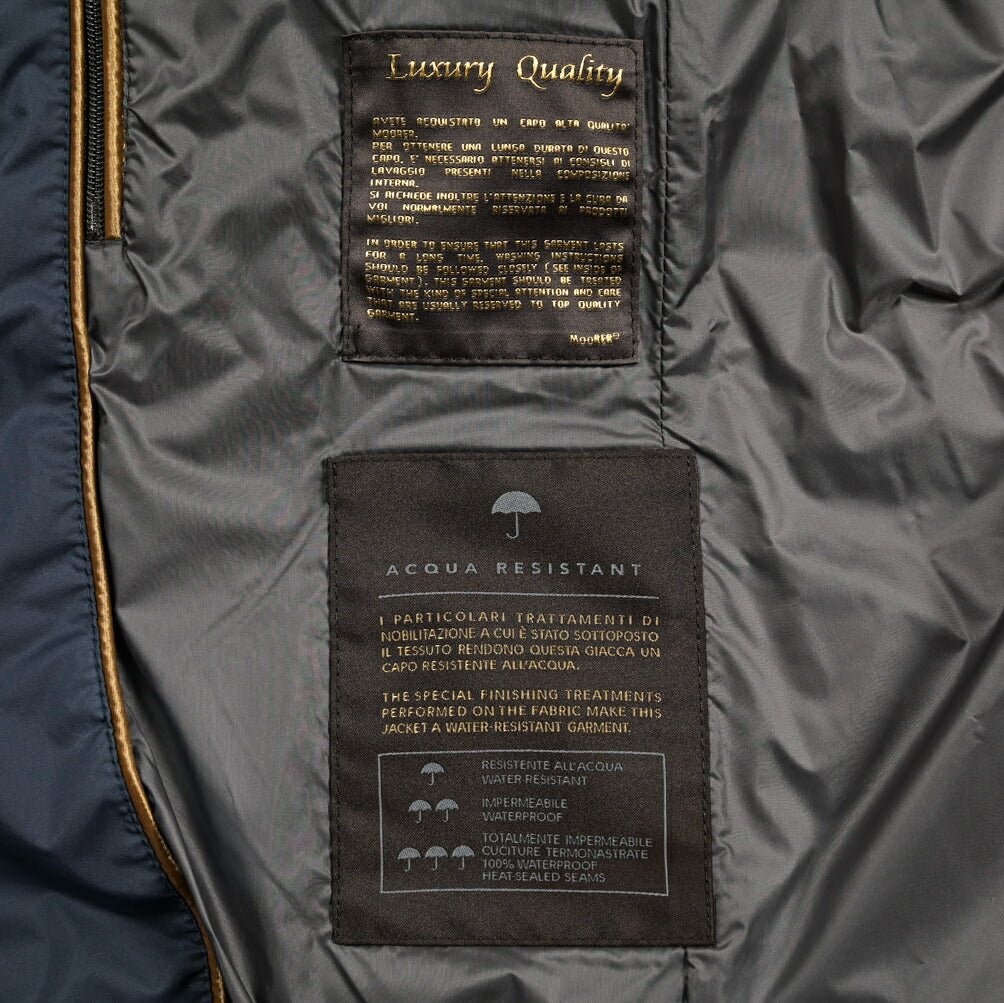 SALE|MOORER ZAVYER - S3 ストレッチナイロン ライトウェイトダウンジャケット / ACQUA RESISTANT(撥水)|417803|GUARDAROBA MILANO OFFICIAL STORE