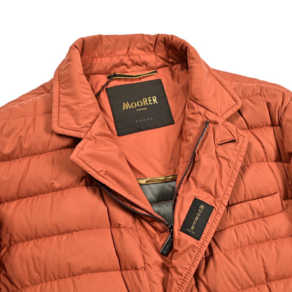 SALE|MOORER ZAVYER - S3 ストレッチナイロン ライトウェイトダウンジャケット / ACQUA RESISTANT(撥水)|417806 - 48|GUARDAROBA MILANO OFFICIAL STORE