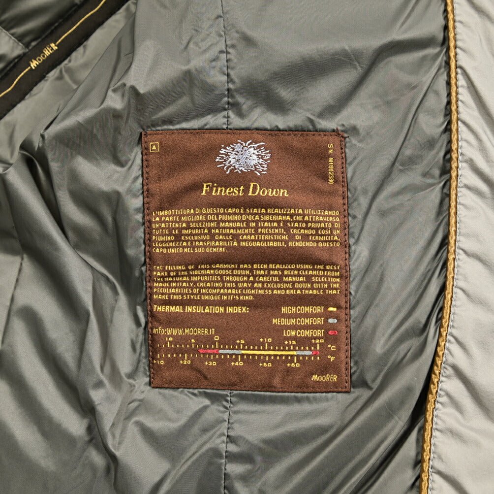 SALE|MOORER ZAVYER - S3 ストレッチナイロン ライトウェイトダウンジャケット / ACQUA RESISTANT(撥水)|417801|GUARDAROBA MILANO OFFICIAL STORE