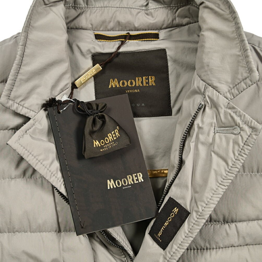 SALE|MOORER ZAVYER - S3 ストレッチナイロン ライトウェイトダウンジャケット / ACQUA RESISTANT(撥水)|417801|GUARDAROBA MILANO OFFICIAL STORE