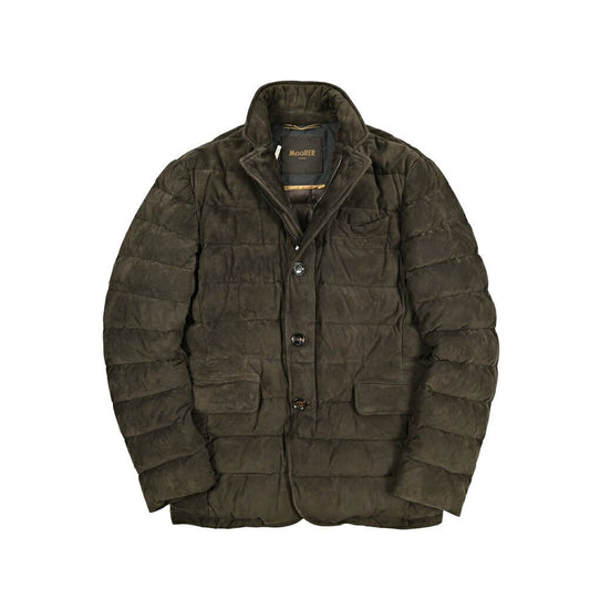 MOORER "ZAYN - UR" スエードレザーダウンジャケット|420492|GUARDAROBA MILANO OFFICIAL STORE