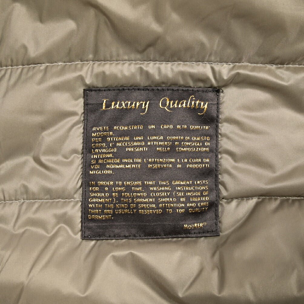 MORE SALE|《レディース》MOORER "MALBA - STM" 異素材コンビダウンベスト|420400|GUARDAROBA MILANO OFFICIAL STORE