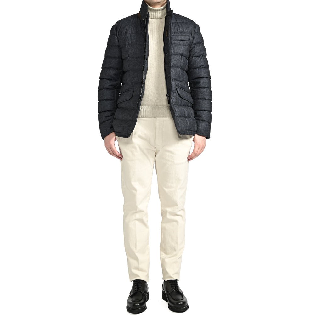 【販売期間前】MORE SALE|MOORER "ZAYN - NO" ヴァージンウール100% スタンドカラーダウンジャケット|418053 - 48|GUARDAROBA MILANO OFFICIAL STORE